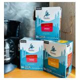 Coffee Station Supplies including Mr. Coffee Maker and Keurig K-1500 Hot Brewer with Keurig Cups