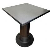 Petite Table with Metal Industrial Base