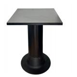 Petite Table with Metal Industrial Base