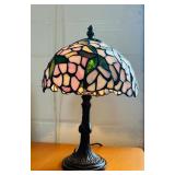 Stunning Petite Tiffany Style Stained Glass Table Lamp