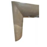 Vintage Long Chic Lacquered Console Table Karl Springer Style