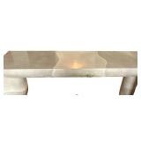 Vintage Long Chic Lacquered Console Table Karl Springer Style