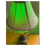 Stylish Petite Lamp with Beaded Lampshade