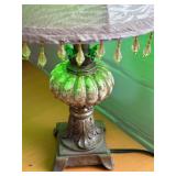 Stylish Petite Lamp with Beaded Lampshade