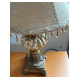 Stylish Petite Lamp with Beaded Lampshade