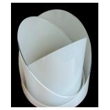 Vintage Carlo Nason for Mazzega Mid Century Modern Modular White Table Lamp, 1960s