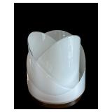 Vintage Carlo Nason for Mazzega Mid Century Modern Modular White Table Lamp, 1960s