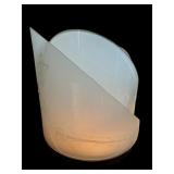 Vintage Carlo Nason for Mazzega Mid Century Modern Modular White Table Lamp, 1960s