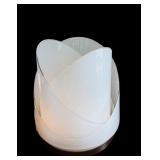 Vintage Carlo Nason for Mazzega Mid Century Modern Modular White Table Lamp, 1960s