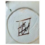 Outstanding Signed Pottery Dish / Bowl