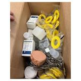 Assorted Science BOX - $100 Retail Value - Connecting Tubes, Cylinder Markers, Jars with tops, Test Tubes, Jars, Test Tubes