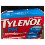 TROL - Set of 3 Tylenol PM Extra Strength 150 Caplets with Acetaminophen