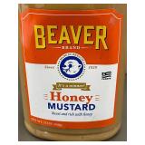 AZ 3 - 6-Pack Beaver Brand Honey Mustard Bottles 13 oz Each
