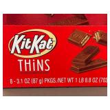 IA 1 - Kit Kat Thins 8-Pack 1 lb 8.8 oz Chocolate Wafers