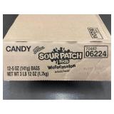HI 1 - Box of 12 Sour Patch Kids Watermelon Candy Bags 5oz