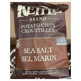Box of 24 Kettle Brand Sea Salt Potato Chips - 56g Each