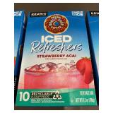 CT 5 - 3 Boxes of The Original Donut Shop Iced Refreshers Strawberry Acai K-Cup Pods