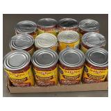 Collection of 12 Cans of Old El Paso Traditional Refried Beans