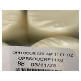 Pack of 8 Only Plant Based Sour Cream 11 fl oz Bottles