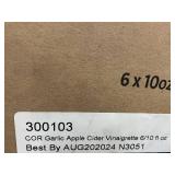 AL3 - Box of 6 California Olive Ranch Garlic Apple Cider Vinaigrette Dressing 10 fl oz