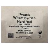 pal - 50 lb Bag of Organic Hard Red Wheat Berries