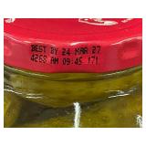 Set of 3 Gedney Mini Munchers Kosher Dill Pickles Jars