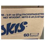 KS2 - Box of 60 Chokis Chocolate Chip Cookies 2.01 oz Packs