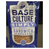 WA 3 - Base Culture Simply Classic Sandwich Bread - Gluten Free, 16oz 3 Loaves