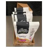 KS 3 - 6-Pack of Three Farmers Crunchy Roasted Lentils - Garlic & Herb Flavor