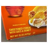 WA 3 - Set of 4 Large Size Honey Bunches of Oats Cereal Boxes, Honey Roasted, 15 oz Each