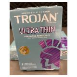 Set of 3 Boxes of Trojan Ultra Thin Condoms