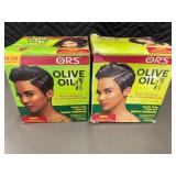 Set of 2 ORS Olive Oil New Growth No-Lye Hair Relaxer Kits