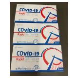 Lot of 3 COVID-19 Rapid Self-Test Kits with 2 Tests Each