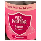 Vital Proteins Beauty Gummies - Strawberry Flavor, Set of 2