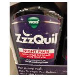 Set of 2 Vicks ZzzQuil Night Pain 12oz Bottles