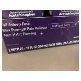 Set of 2 Vicks ZzzQuil Night Pain 12oz Bottles