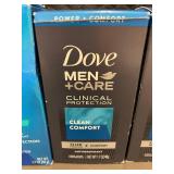 Lot of 3 Antiperspirants: Gillette and Dove Men+Care Clinical Protection