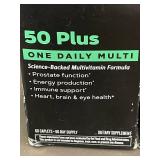 GNC Mega Men 50 Plus One Daily Multi Dietary Supplements - 60 Caplets
