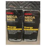 GNC Mega Men Essentials Energy One Daily Multi Vitamins - 2 Boxes