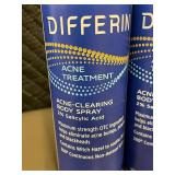 Differin Acne-Clearing Body Spray, 2% Salicylic Acid, Pack of 2