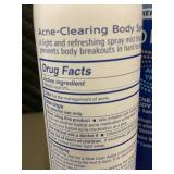 Differin Acne-Clearing Body Spray, 2% Salicylic Acid, Pack of 2