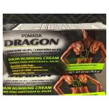 Lot of 3 Dragon Pain Numbing Creams with Lidocaine HCl 4%