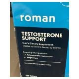 Set of 3 Dietary Supplements: Testosterone Support, Ashwagandha, L-Arginine