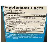 Set of 3 Dietary Supplements: Testosterone Support, Ashwagandha, L-Arginine