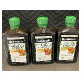 3 Bottles of Robitussin Naturals Cough+ Children