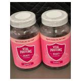 Vital Proteins Beauty Gummies - Strawberry Flavor, Set of 2