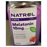 Natrol Melatonin 10mg Dietary Supplement Gummies - Two Bottles