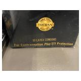 Lot of 4 Trojan Magnum Ecstasy Large Size Condoms
