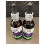 Set of 2 Natrol Liquid Melatonin Sleep Aid 1mg - 60mL Bottles