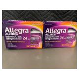 Allegra Allergy Relief Non-Drowsy Fexofenadine Tablets, 30 Count (2 Packs)